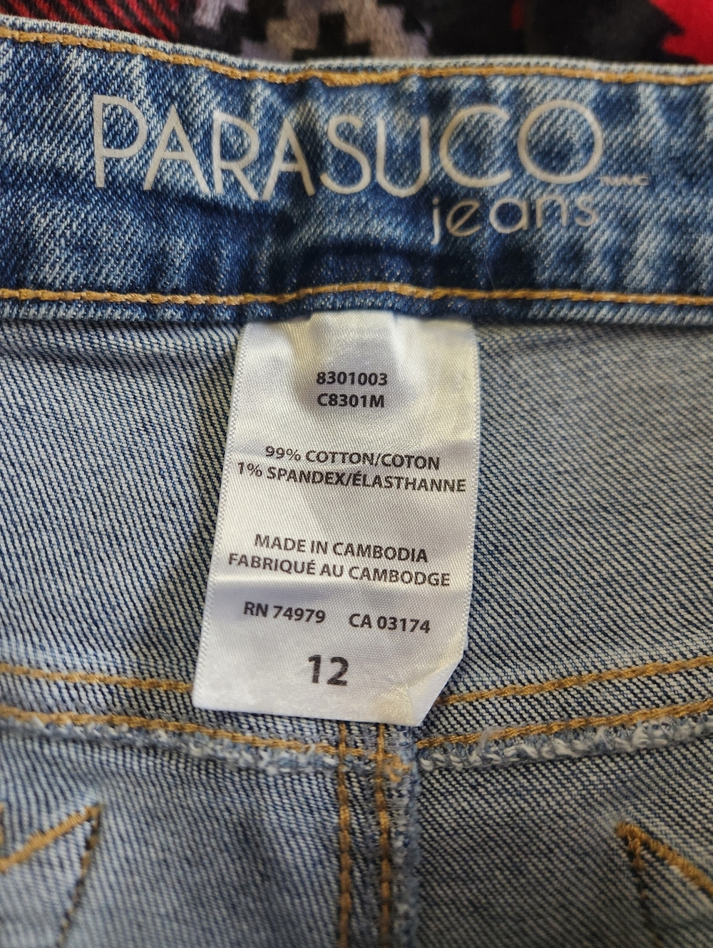 Parasuco Alexa Mom Jeans High Rise Tapered Leg Size 12 Blue Denim 90s Retro Vibe - Picture 6 of 6